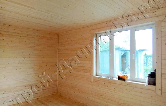 4 Каркасно-щитовой дом по проекту ОД-7, 6×8, 48 м², Рязанская область,  Милославский район, Село Чернава (2)